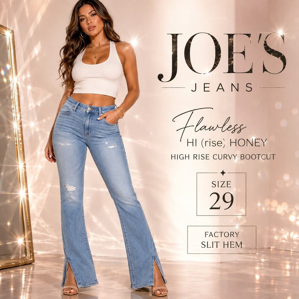 Joe’s Jeans Flawless Hi Rise Honey Curvy Bootcut Jeans 29